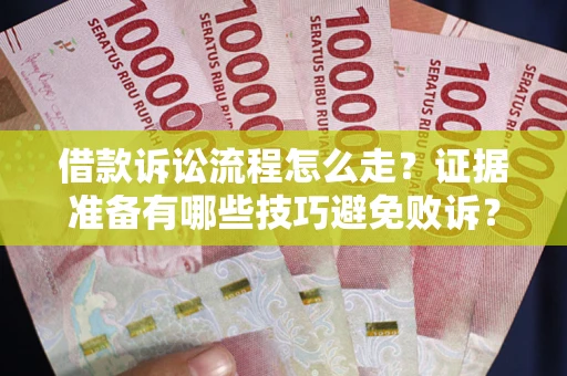 武汉借款诉讼流程怎么走？证据准备有哪些技巧避免败诉？