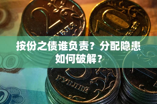 武汉按份之债谁负责？分配隐患如何破解？