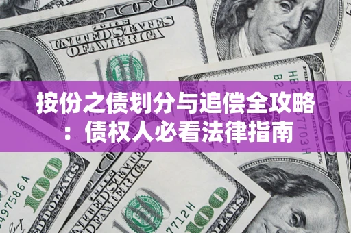 武汉按份之债划分与追偿全攻略：债权人必看法律指南