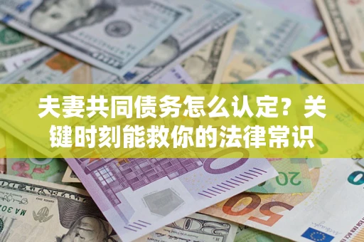 武汉夫妻共同债务怎么认定？关键时刻能救你的法律常识