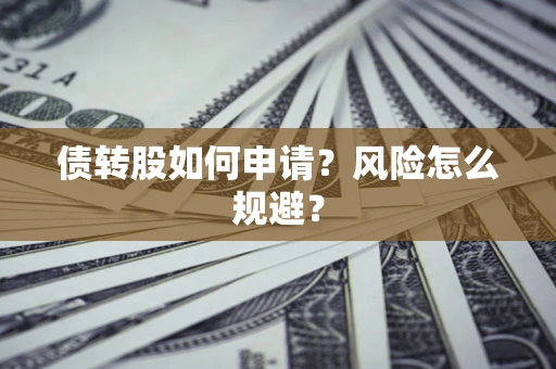 武汉债转股如何申请？风险怎么规避？