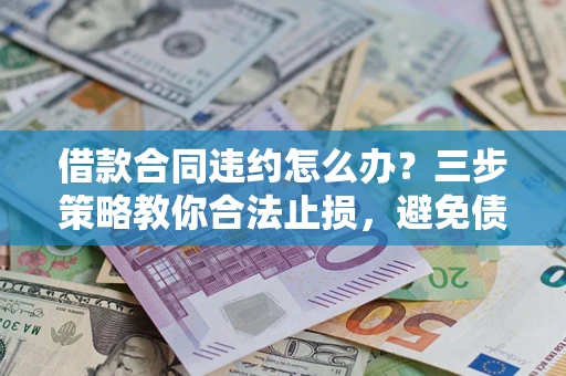 武汉借款合同违约怎么办？三步策略教你合法止损，避免债务危机升级