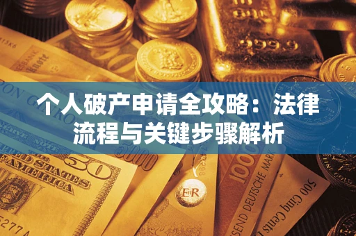 武汉个人破产申请全攻略：法律流程与关键步骤解析
