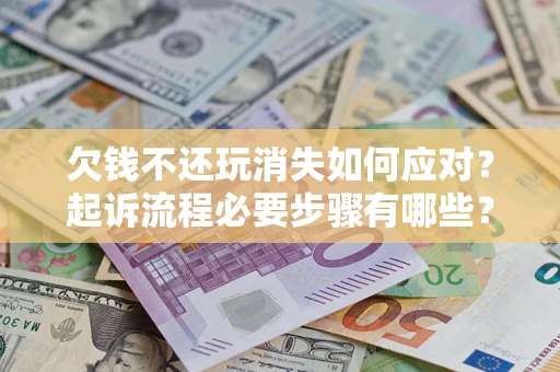 武汉欠钱不还玩消失如何应对？起诉流程必要步骤有哪些？